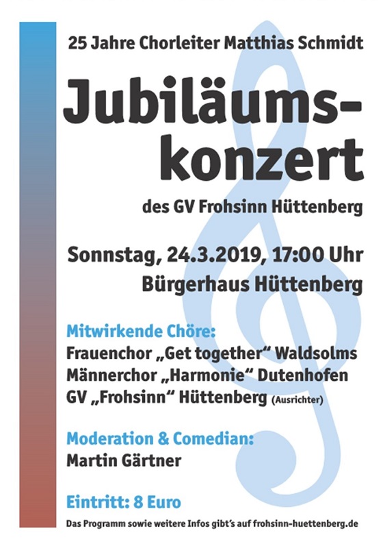 Konzert Frohsinn Hüttenberg